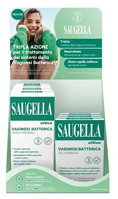 SAUGELLA EXPO BANCO 6 OVULI + 4 GEL SAUGELLA EXPO BANCO 6 OVULI + 4 GEL