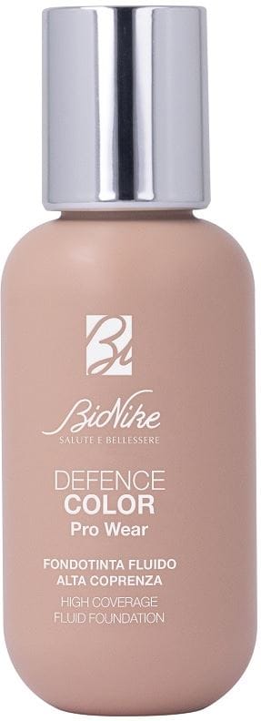 DEFENCE COLOR PRO WEAR FONDOTINTA FLUIDO ALTA COPRENZA N6 CINNAMON 50 ML