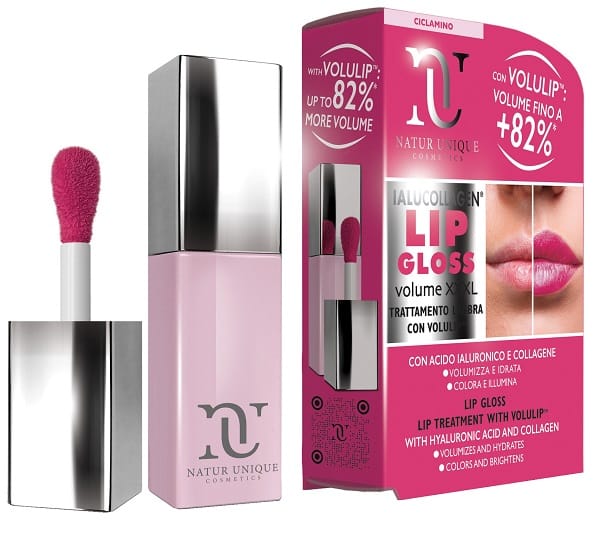 NATUR UNIQUE IALUCOLLAGEN LIP GLOSS VOLUME XXXL CICLAMINO