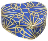 COLORS CANDELA CUORE BLU/ORO 95 G