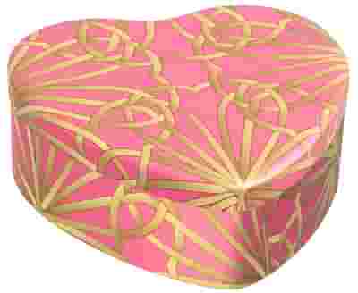 COLORS CANDELA CUORE ROSA/ORO 95 G