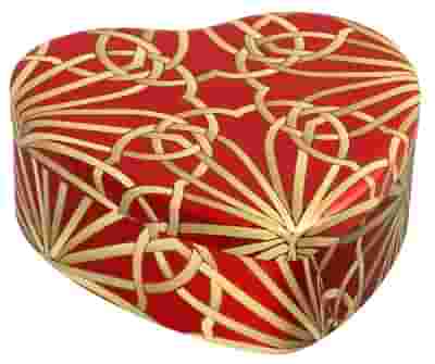 COLORS CANDELA CUORE ROSSO/ORO 95 G