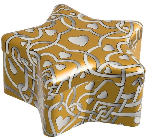 COLORS CANDELA STELLA OCRA/ARGENTO 95 G