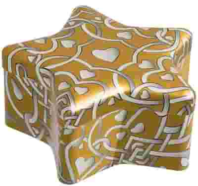 COLORS CANDELA STELLA OCRA/ARGENTO 95 G