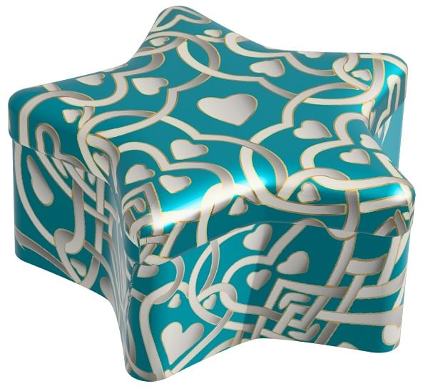 COLORS CANDELA STELLA TURCHESE/ARGENTO 95 G