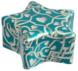 COLORS CANDELA STELLA TURCHESE/ARGENTO 95 G