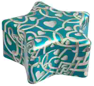 COLORS CANDELA STELLA TURCHESE/ARGENTO 95 G