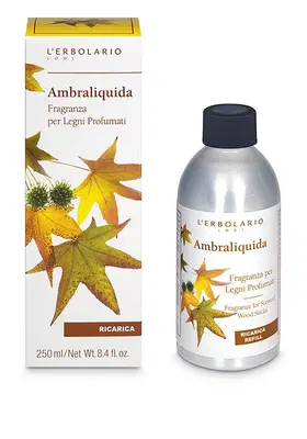 AMBRALIQUIDA FRAGRANZA LEGNI PROFUMATI RICARICA 250 ML AMBRALIQUIDA FRAGRANZA LEGNI PROFUMATI RICARICA 250 ML