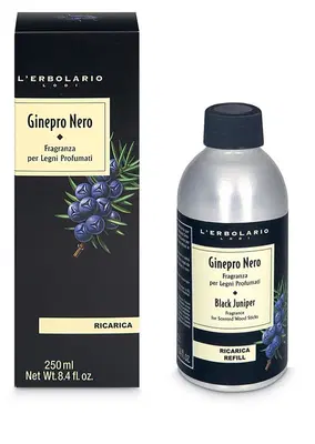 GINEPRO NERO FRAGRANZA LEGNI PROFUMATI RICARICA 250 ML GINEPRO NERO FRAGRANZA LEGNI PROFUMATI RICARICA 250 ML