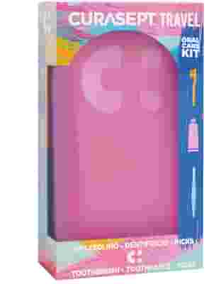 CURASEPT TRAVEL FUXIA 1 SPAZZOLINO + 1 DENTIFRICIO 20 ML + 3 PICKS