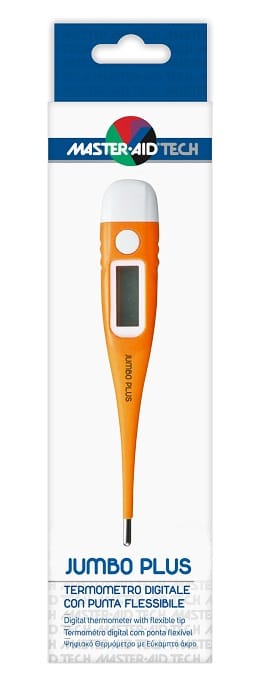 Termometro Digitale Con Punta Flessibile Master Aid Tech Jumbo+
