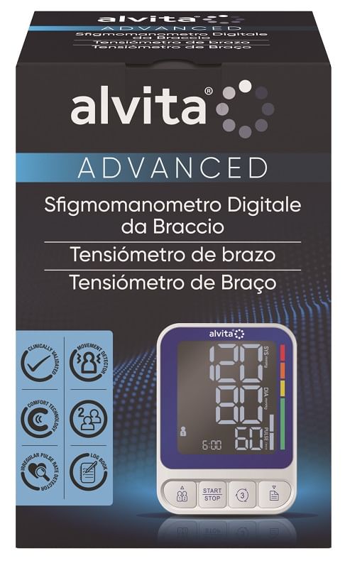 SFIGMOMANOMETRO DIGITALE DA BRACCIO ALVITA ADVANCED