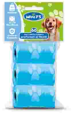 WIPETS EASY SACCHETTI IGIENICI PER ANIMALI 60 PEZZI