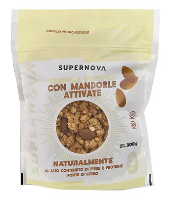 SUPERNOVA GRANOLA ORIGINAL MANDORLE ATTIVATE 300 G SUPERNOVA GRANOLA ORIGINAL MANDORLE ATTIVATE 300 G