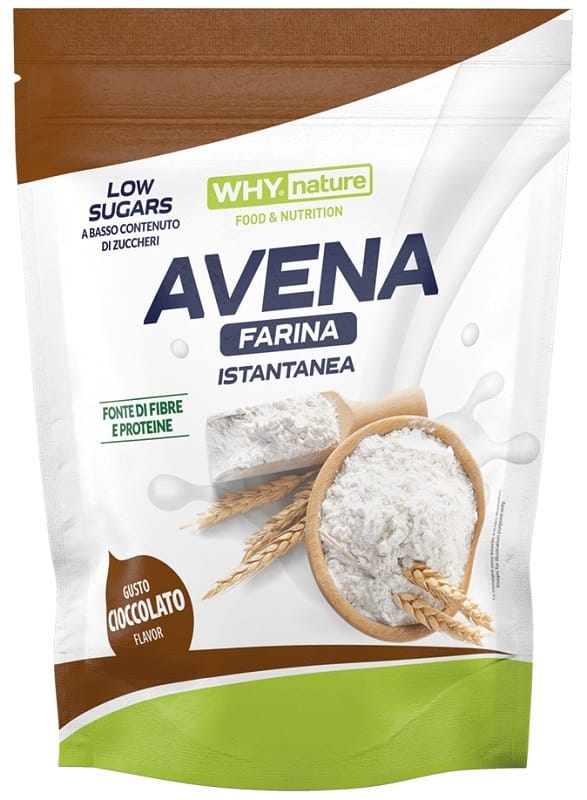 WHYNATURE AVENA FARINA ISTANTANEA CIOCCOLATO 1 KG