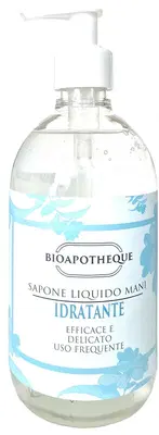 BIOAPOTHEQUE SAPONE LIQUIDO MANI IDRATANTE 500 ML BIOAPOTHEQUE SAPONE LIQUIDO MANI IDRATANTE 500 ML