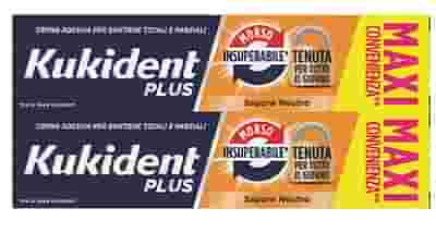 KUKIDENT BIPACCO MORSO INSUPERABILE CREMA ADESIVA DENTIERE 57 G X 2