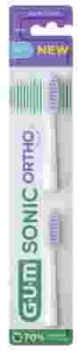 GUM SONIC ORTHO BATTERY TOOTHBRUSH REFILL 2 TESTINE GUM SONIC ORTHO BATTERY TOOTHBRUSH REFILL 2 TESTINE