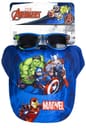 CERDA' AVENGERS SET CAPPELLO BLU/OCCHIALE DA SOLE