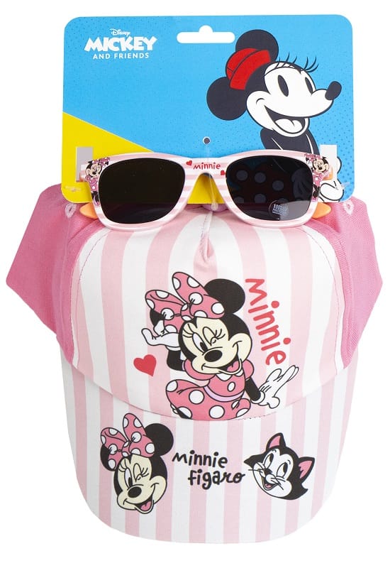 MICKEY AND FRIENDS SET CAPPELLO E OCCHIALI DA SOLE MINNIE FIGARO