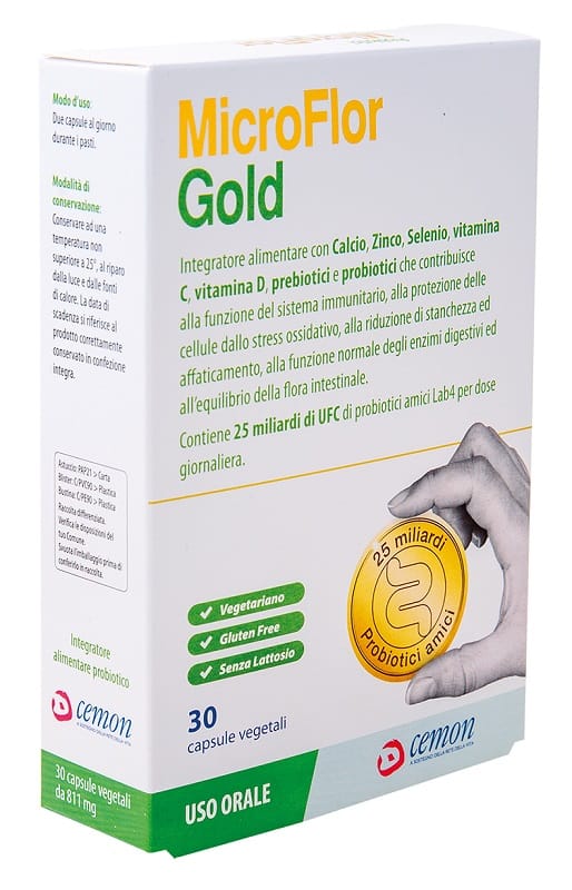 MICROFLOR GOLD 30 CAPSULE VEGETALI