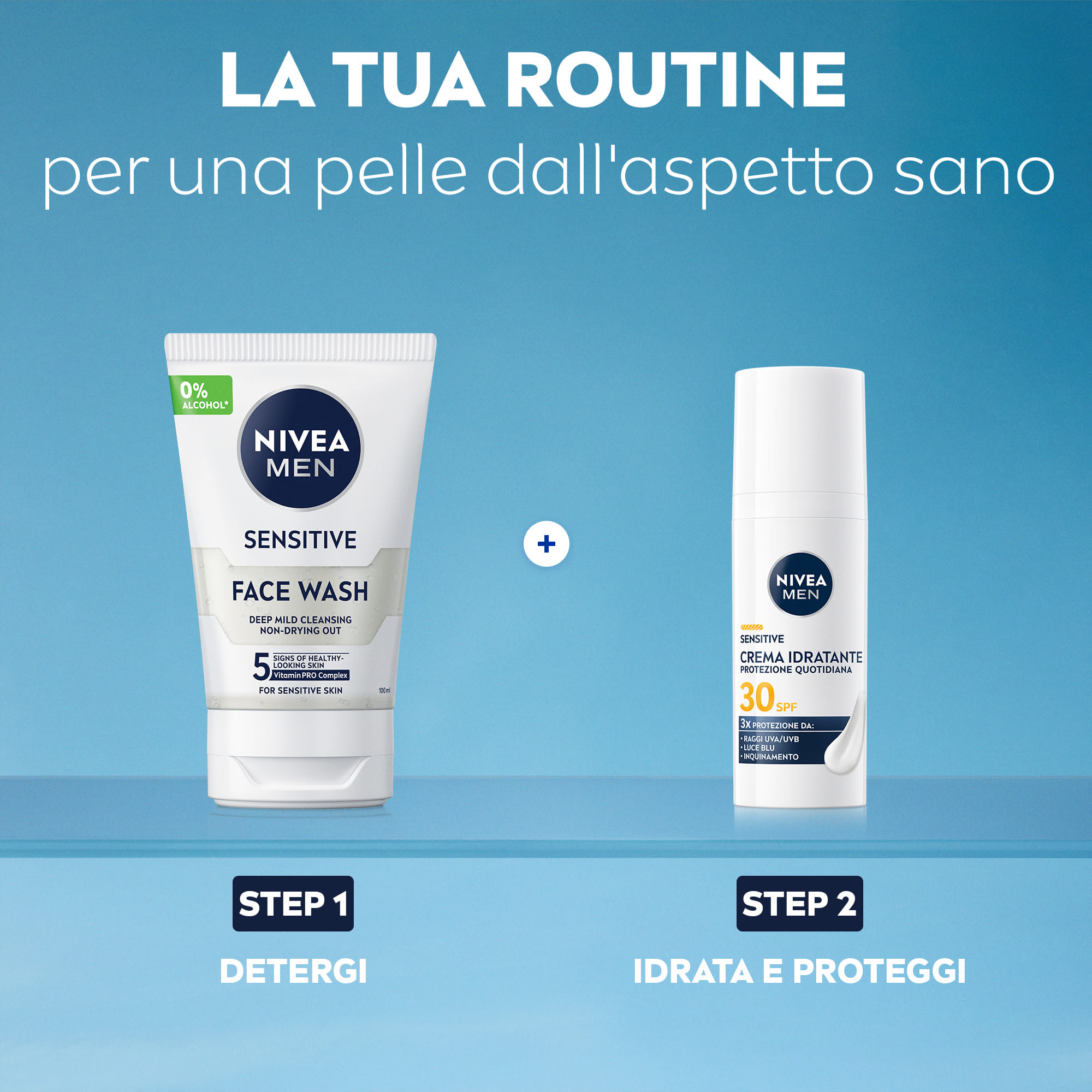 NIVEA MEN SENSITIVE CREMA IDRATANTE SPF30 50 ML