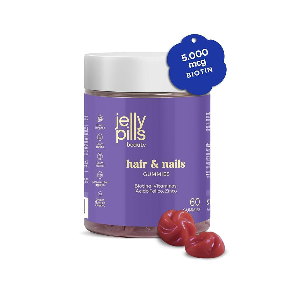 JELLY PILLS ESSENTIALS BIOTIN + FOLIC ACID 70 GUMMIES
