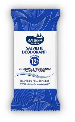 SAUBER SALVIETTE DEODORANTI 10 PEZZI SAUBER SALVIETTE DEODORANTI 10 PEZZI
