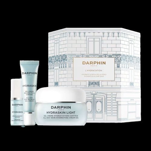 Darphin L'Hydratation Hydraskin Set Natale Gel Creme Regard Frais Continu 15 Ml + Serum Hydratant Intensif 5 Ml + Light Gel Creme Hydratation Continue