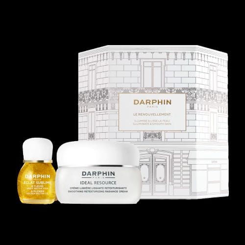 Darphin Le Renouvellement Ideal&Eclat Set Natale Ideal Resource Creme Lumiere Lissante Retexturisante 50 Ml + Eclat Sublime 8 Fleurs Huile Nectar D'Or