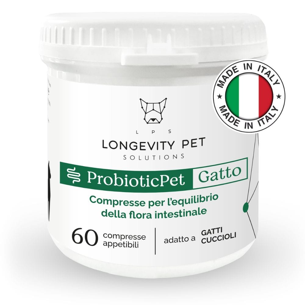 LONGEVITY PET PROBIOTICPET GATTO 60 COMPRESSE