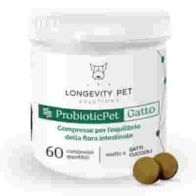 LONGEVITY PET PROBIOTICPET GATTO 60 COMPRESSE