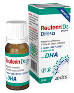 REUTERIN D3 DIFESA GOCCE CON DHA 8 ML