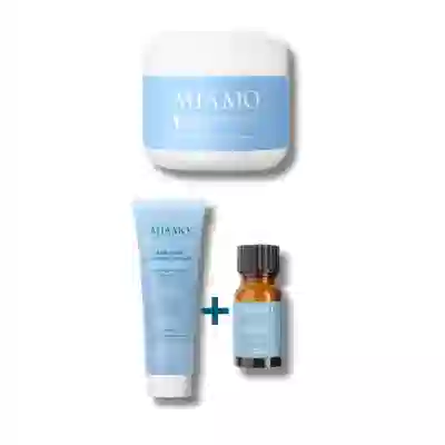 MIAMO 3 CVS 25 COFANETTO PUNTI NERI CLEANSING PURIFYING MASQUE + AHA/BHA PURIFYING CLEANSER + SALICYLIC ACID EXFOLIATOR 2% 10 ML
