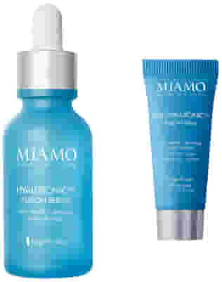 MIAMO LONGEVITY PLUS BUNDLE HYALURONIC 14+ FUSION SERUM +POLI HYALURONIC FUSION CREAM 5 ML