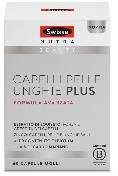 SWISSE CAPELLI PELLE UNGHIE PLUS 60 CAPSULE MOLLI