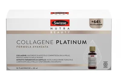SWISSE COLLAGENE PLATINUM 10 FLACONCINI DA 30 ML SWISSE COLLAGENE PLATINUM 10 FLACONCINI DA 30 ML