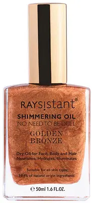RAYSISTANT SHIMMERING OIL GOLDEN BRONZE 50 ML RAYSISTANT SHIMMERING OIL GOLDEN BRONZE 50 ML