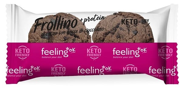 Feeling Ok +Protein Frollino Al Cacao Con Gocce Di Cioccolato 50 G