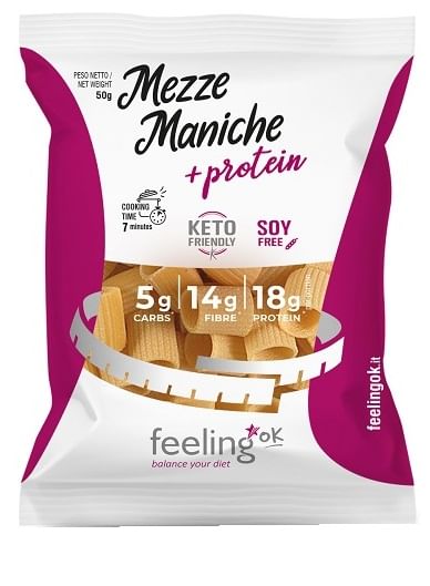 FEELING OK +PROTEIN MEZZE MANICHE 50 G