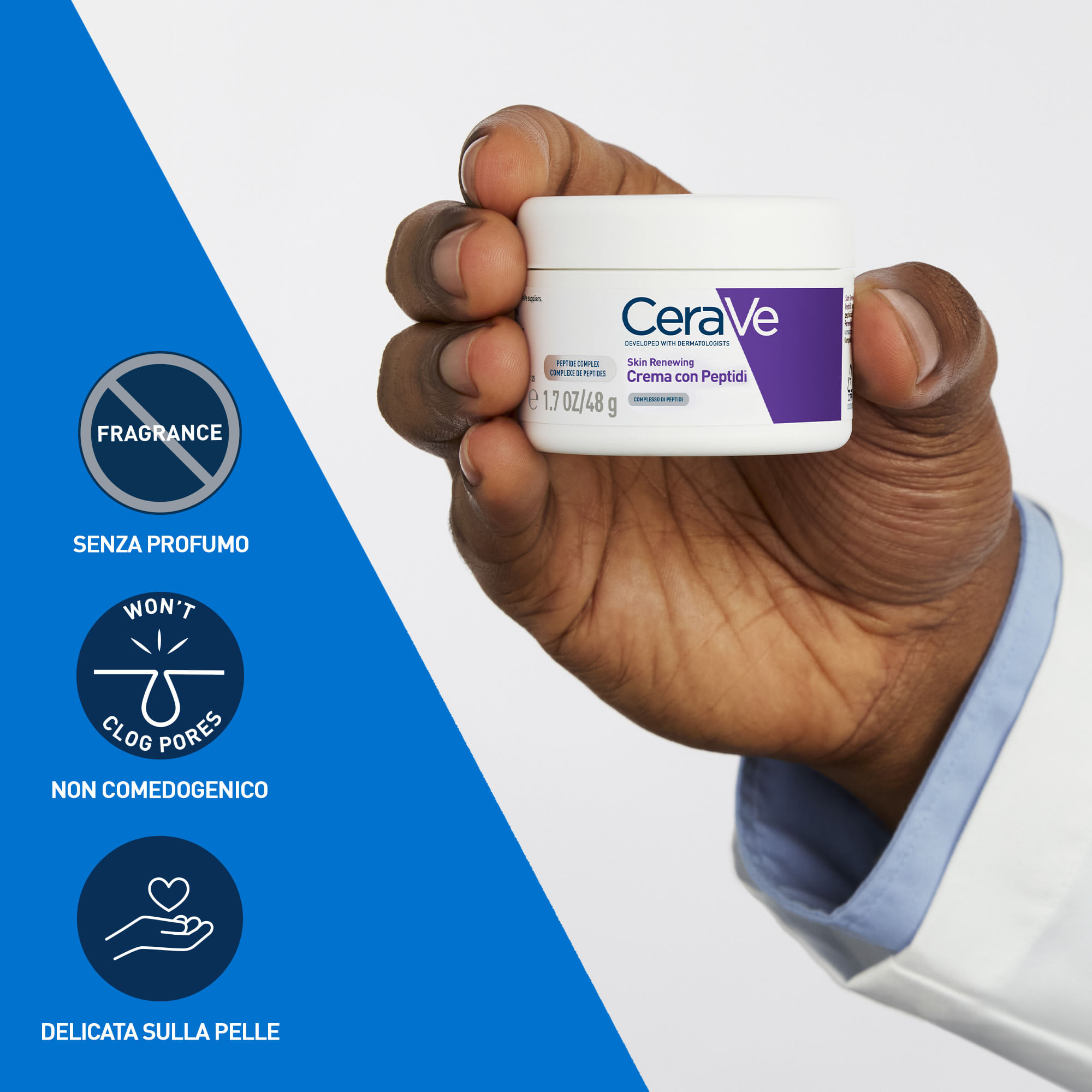 CERAVE SKIN RENEWING CREMA VISO 48 G