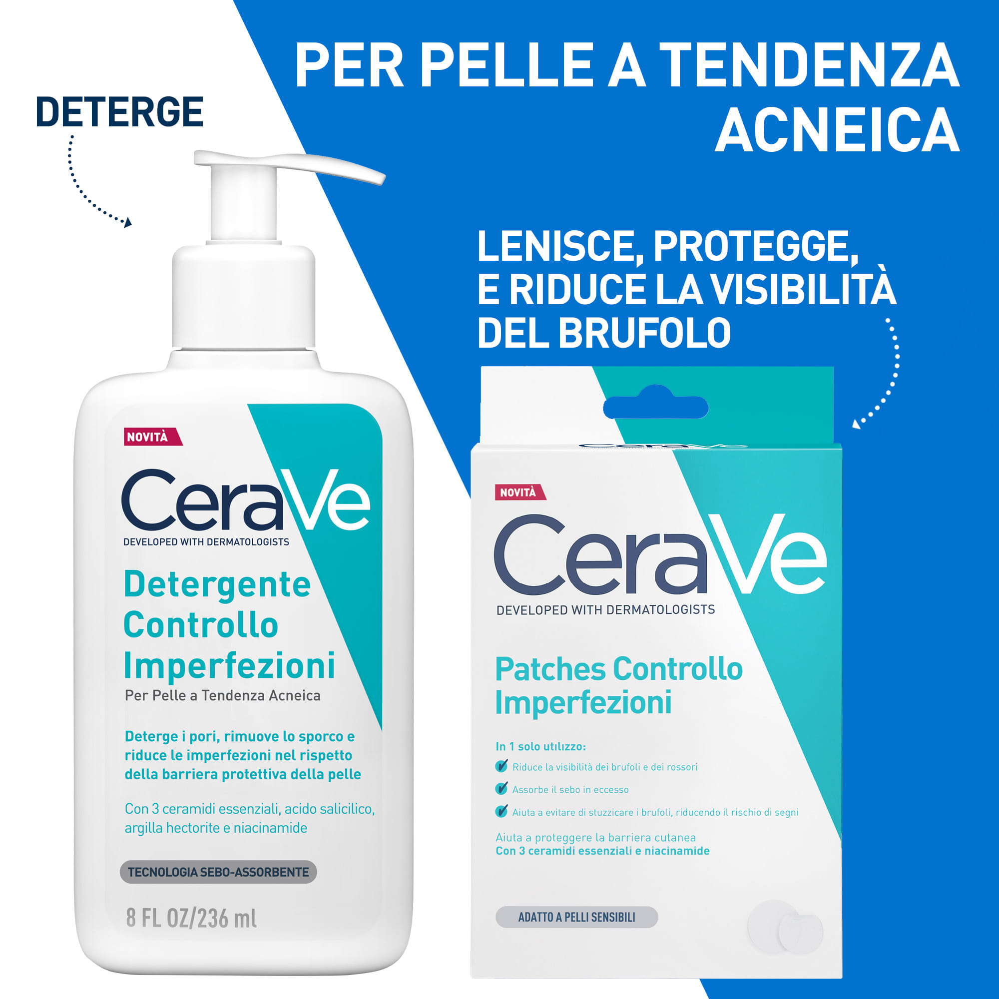 CERAVE PATCHES CONTROLLO IMPERFEZIONI 22 PEZZI
