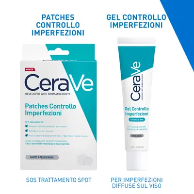 CERAVE PATCHES CONTROLLO IMPERFEZIONI 22 PEZZI CERAVE PATCHES CONTROLLO IMPERFEZIONI 22 PEZZI