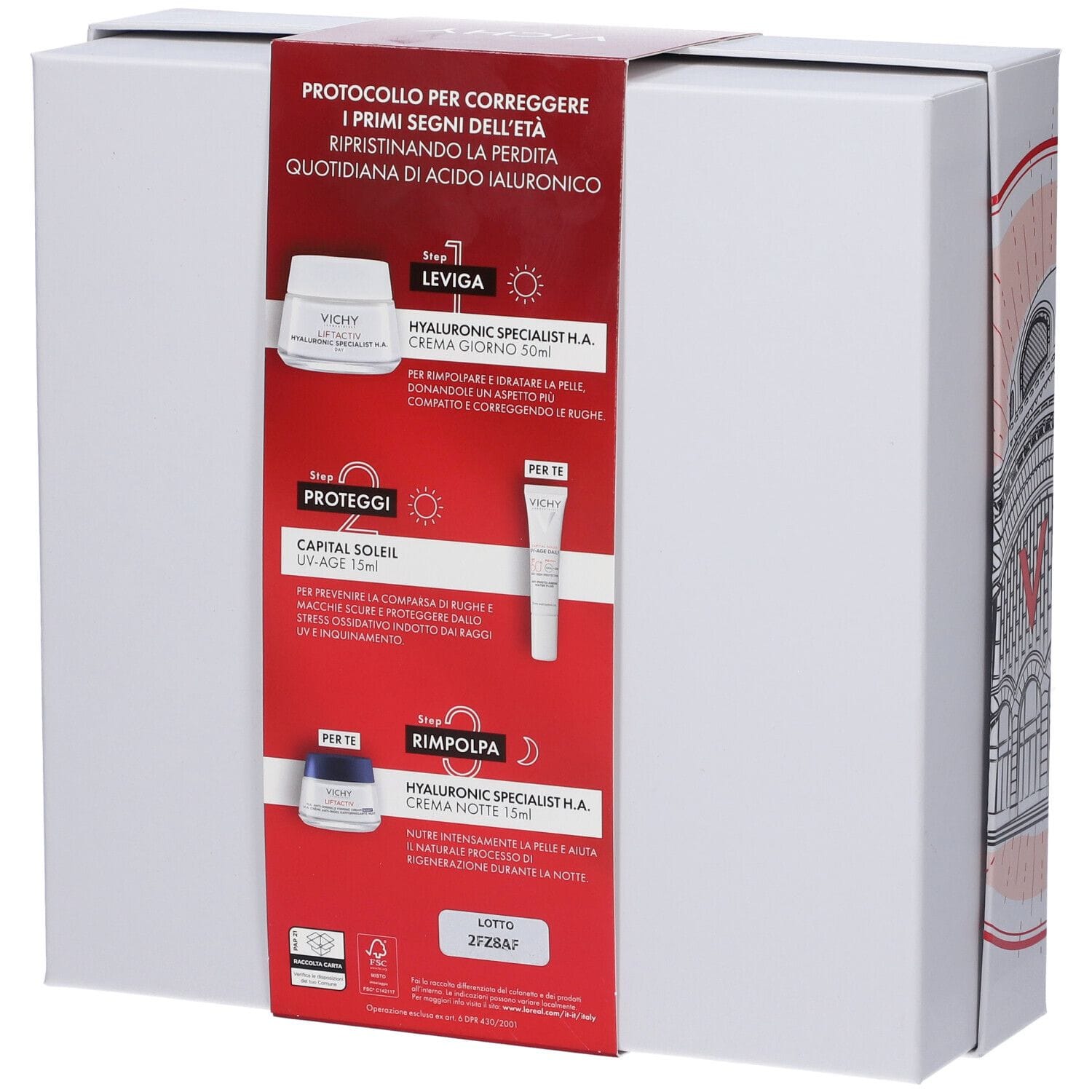 LIFTACTIV HA COFANETTO 2025 1 LIFTACTIV SUPREME PELLI NORMALI MISTE 50 ML + 1 LIFTACTIV HA CREMA NOTTE 15 ML OMAGGIO + 1 LIFTACTIV UV AGE SPF50 15 ML OMAGGIO
