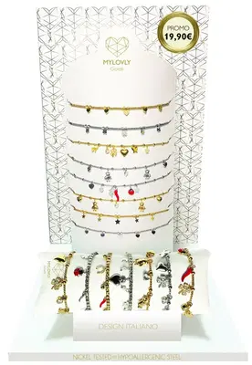 MYLOVLY GIOIELLI INSPIRATIONAL BRACCIALE QUADRIFOGLIO MAXI ARG MYLOVLY GIOIELLI INSPIRATIONAL BRACCIALE QUADRIFOGLIO MAXI ARG