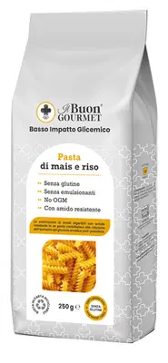 IL BUON GOURMET FUSILLI MAIS E RISO 250 G IL BUON GOURMET FUSILLI MAIS E RISO 250 G