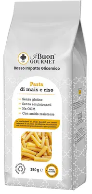 IL BUON GOURMET RIGATONI MAIS E RISO 250 G IL BUON GOURMET RIGATONI MAIS E RISO 250 G