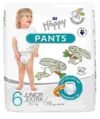 HAPPY PANTS JUNIOR +16 KG TAGLIA 6 19 PEZZI