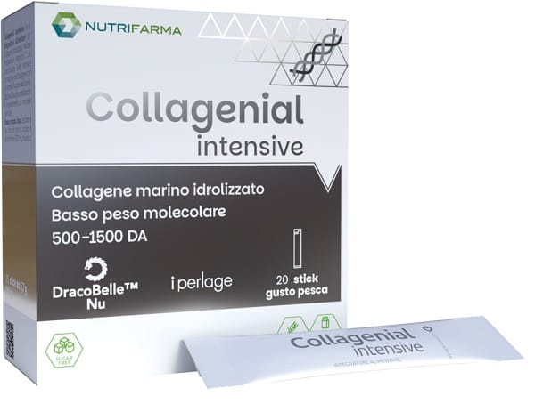 COLLAGENIAL INTENSIVE 20 STICK 5,7 G SENZA GLUTINE E LATTOSIO CON EDULCORANTE