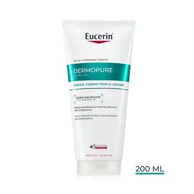 EUCERIN DERMOPURE CLINICAL CREMA CORPO TRIPLA AZIONE 200 ML EUCERIN DERMOPURE CLINICAL CREMA CORPO TRIPLA AZIONE 200 ML